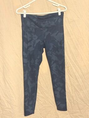 GAP Navy Camouflage High-Waist Leggings